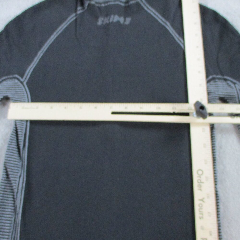 SKIMS First Layers Turtleneck Top Womens 2X-4X Onyx Black Gray Long Sleeve NWT - Picture 7 of 9